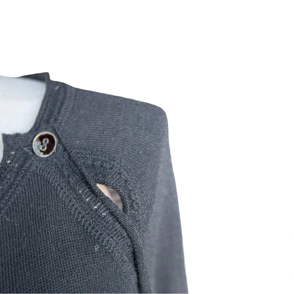 Siste’s – Tunic Sweater Dress – Charcoal Gray – Medium -